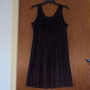 Black lace dress